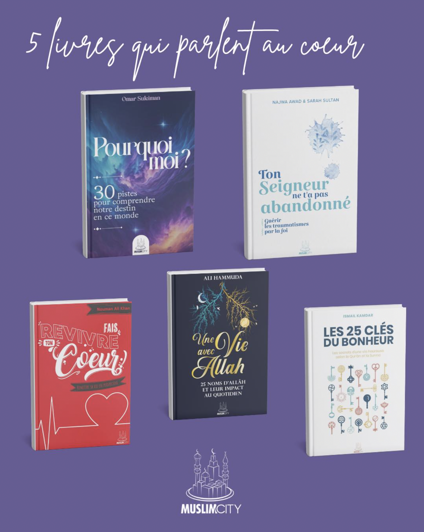 5 livres qui parlent au cœur